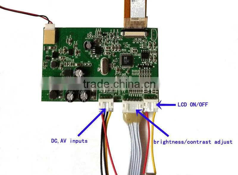 7inch color lcd modules with led backlight display