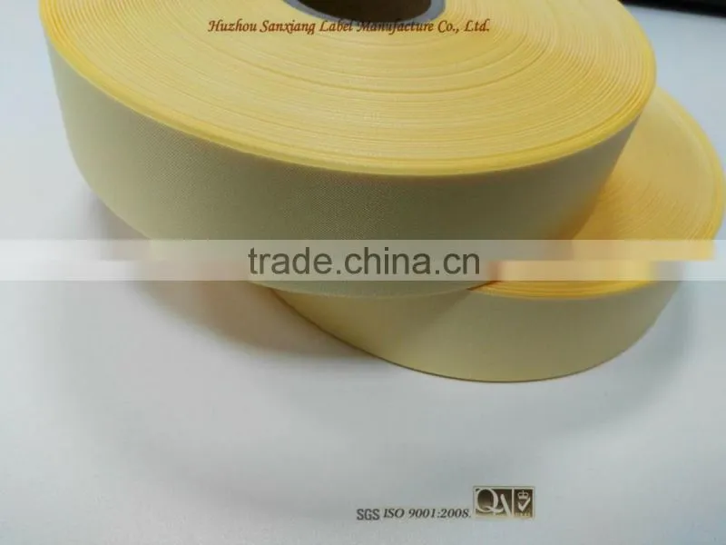 Wholesale colored satin ribbon for garment labels