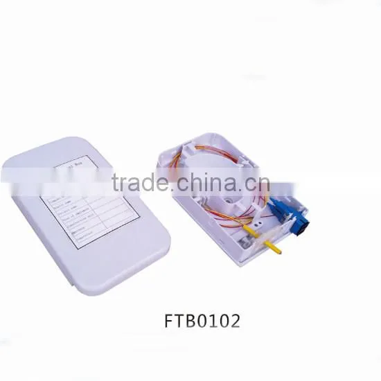2 core Plastic shell Fiber optic terminal box