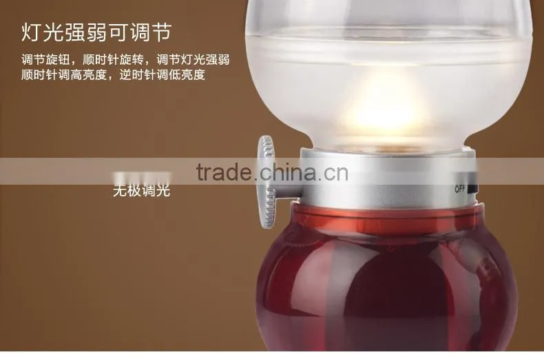 LED Blow light LED night light with battery for indoor room hotel and night light baby