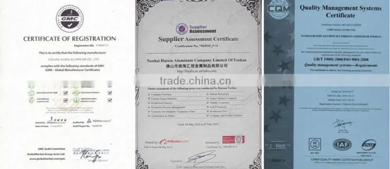 Aluminum extrusion profiles for windows and doors, pipe and customized shapes