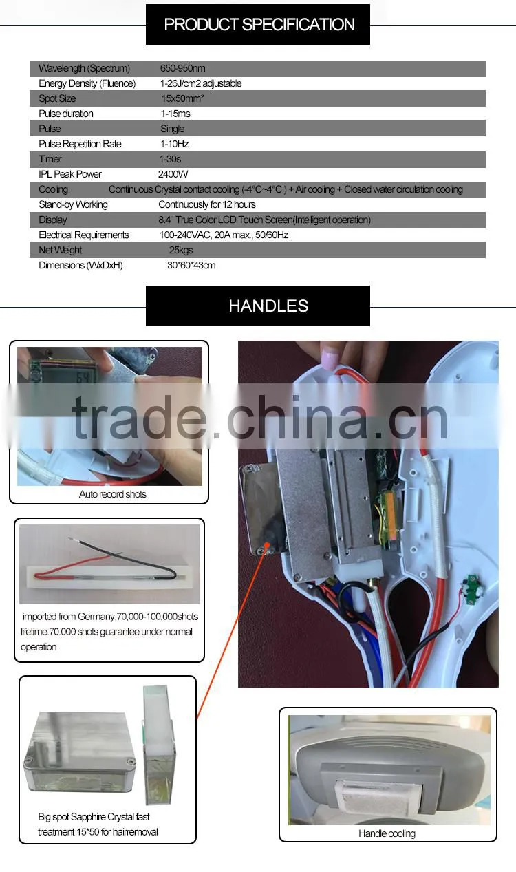 KES shr hair removal for body hair removal machine