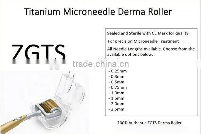 High quality titanium zgts derma roller