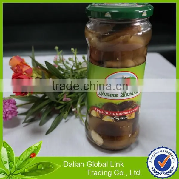 marinated shiitake in 580ml glass jars