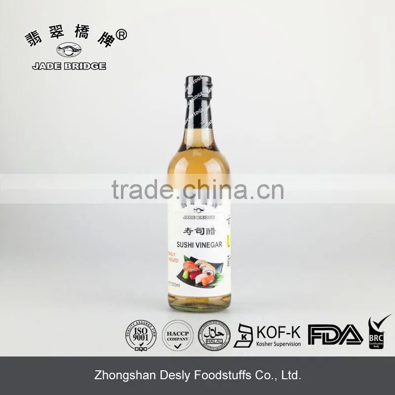 sweet organic vinegar factory Chinese natural brewed ushi vinegar 500ml