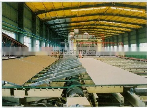 Medium scale gypsum board machine