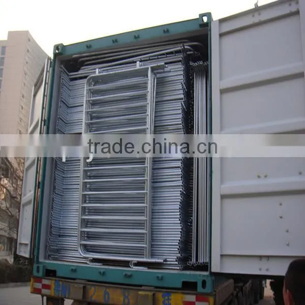 Stable metal frame welded and galvanized concert Crowd Control Barrier for sale