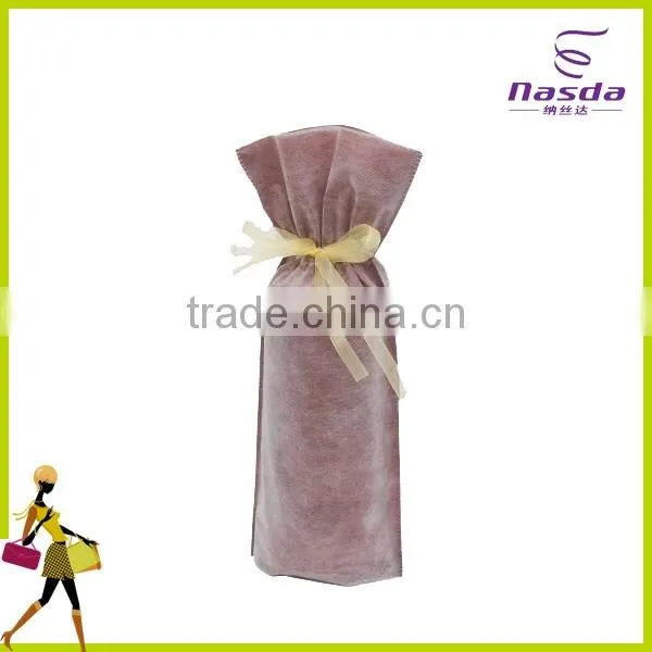 non woven wine bag with logo,cheap wine bag for 4 bottles,insulated hot sale nonwoven wine bag