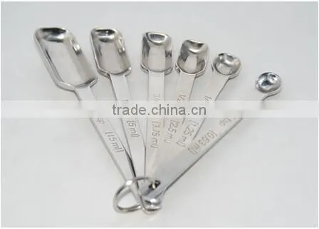 17cm length steel magnetic measuring spoon for coffee powder