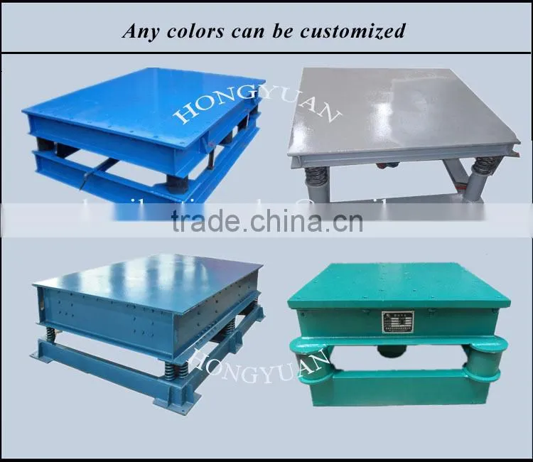 2015 Hot Selling paver mould using with vibration table vibrator moulding