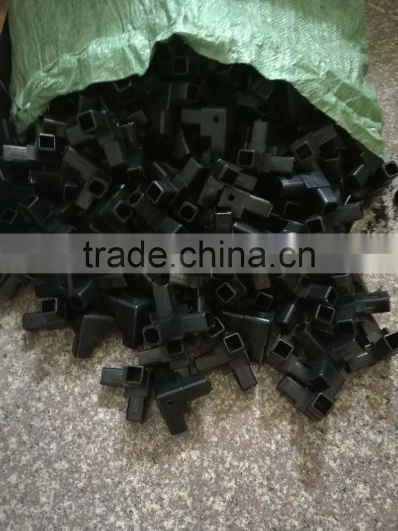 100% qualified clear black plastic squara tube 100 x 100,