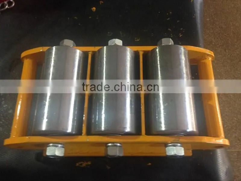CRA type moving Cargo trolley / Hand Trolley 6 ton machinery mover dolly