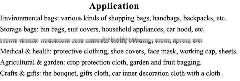 Alibaba China Customized Colorful Polypropylene Non-woven Shopping Bag