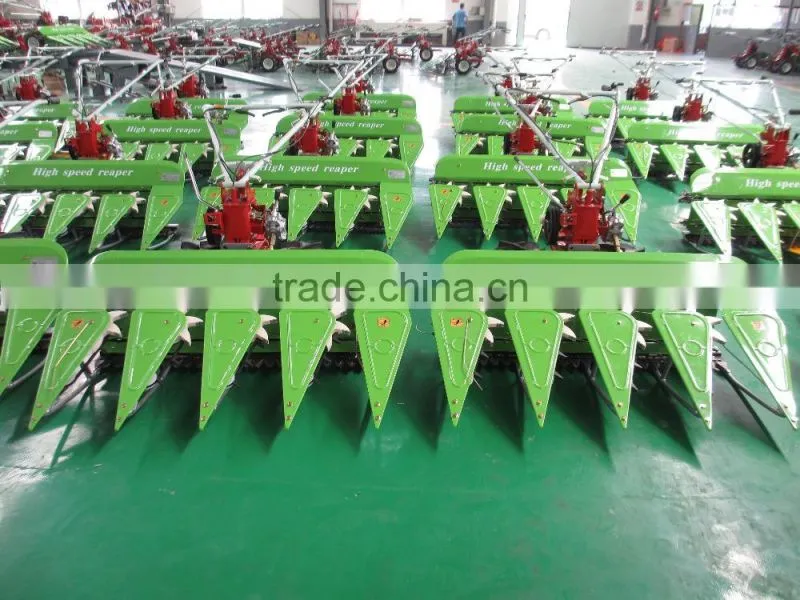 Professional mini rice reaper with chair, rice reaper
