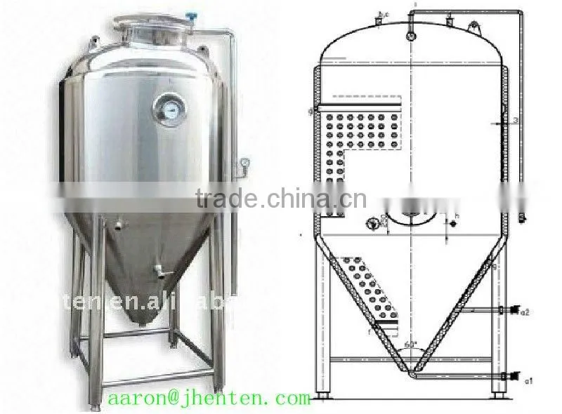 Promotional industrial-grade precision SUS316L storage steel tank for beer