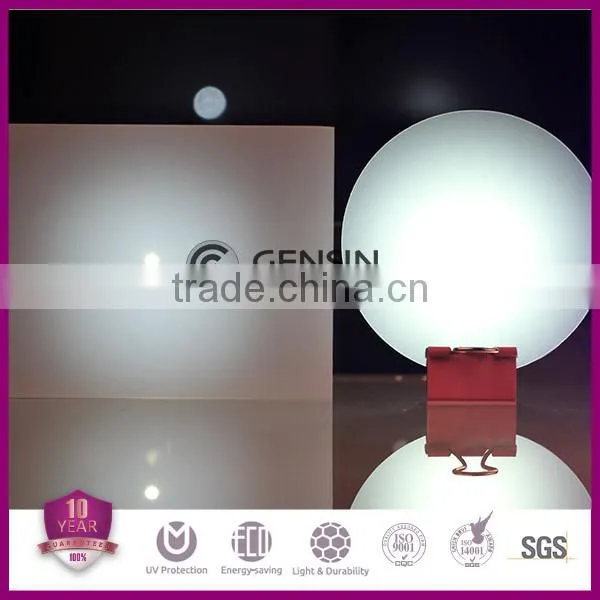 Milk white/opal 1.5mm light diffusion polycarbonate sheets