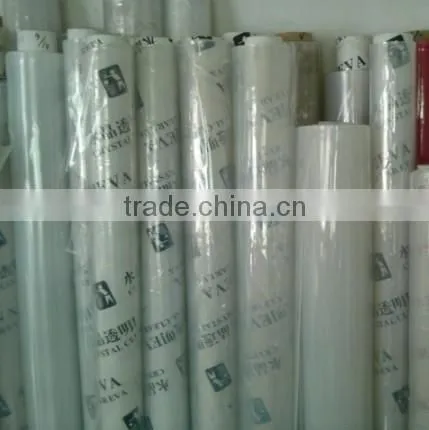 China style material EVA plastic soft houseware clear transparent film