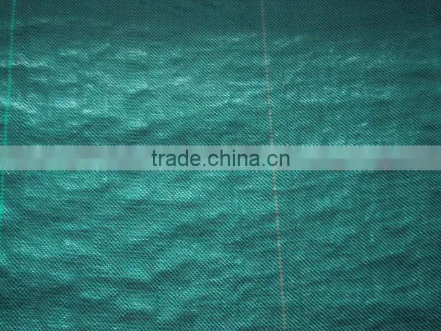 green pp woven plastic fabrics