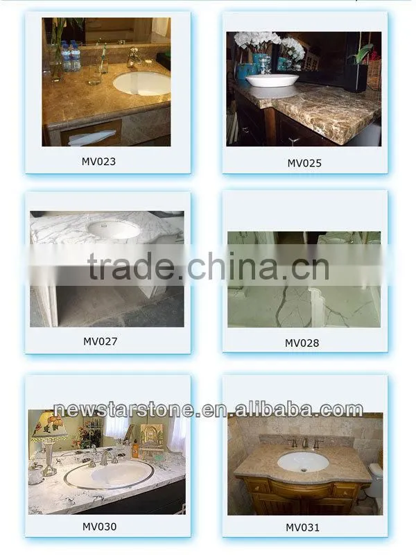 Newstar bianco carrara marble vanity top