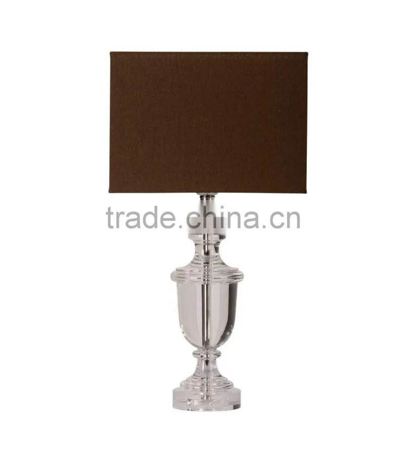 cheap modern K9 crystal table lamp for centerpiece
