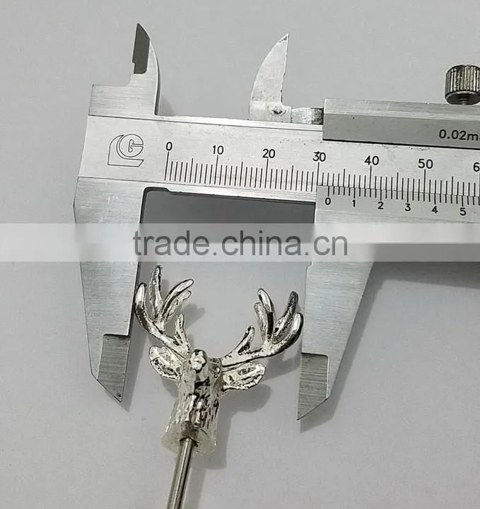 3D metal alloy deer head arts,reindeer part,stag decor