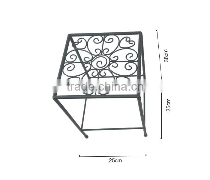 2Sets Decorative Metal Plant Stand Planter Holder Multi Planter Flower Pot Racks
