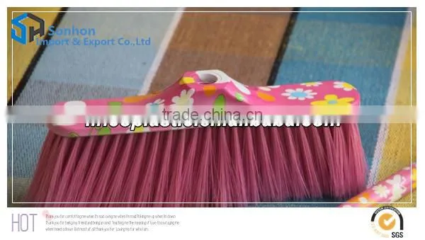 Household plastic indoor floor sweeping brush with watermark