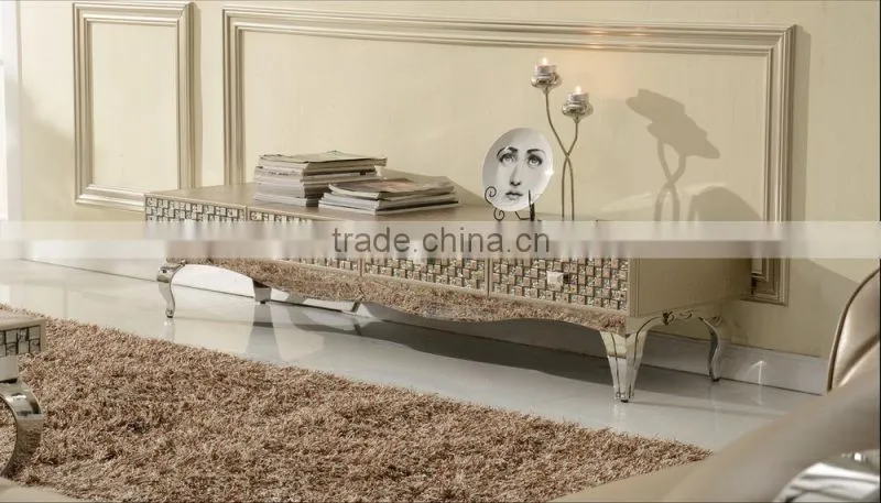 Hot selling modern dining room set luxury dining table/Leather dining table and chair