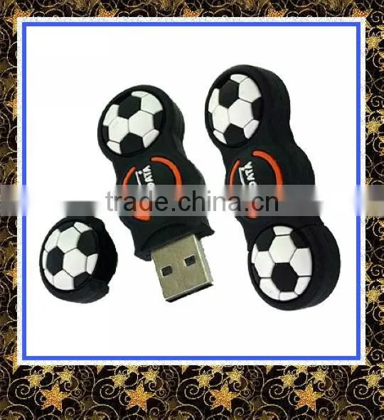 Customed Blocking Popular Silicone USB Keychain