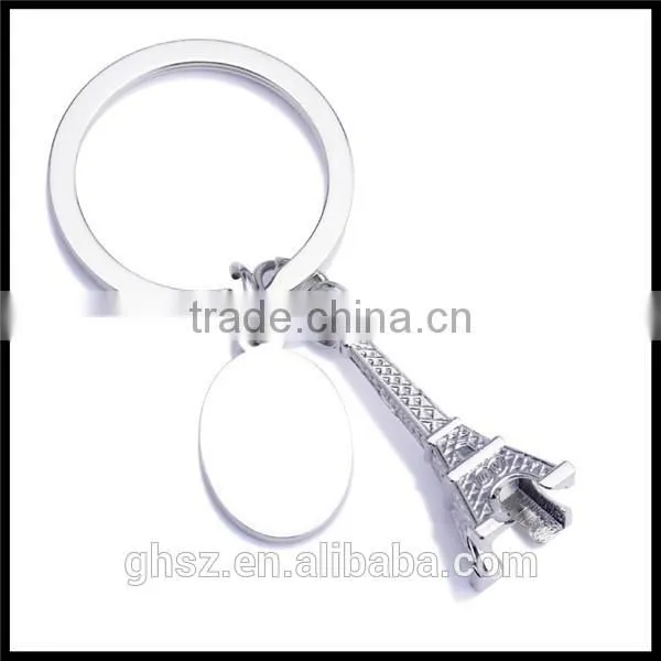 Personalized metal badminton racket sports keychains manufacturer