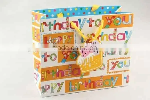 Foldable Gift Bag With Card/ Shopping Bag