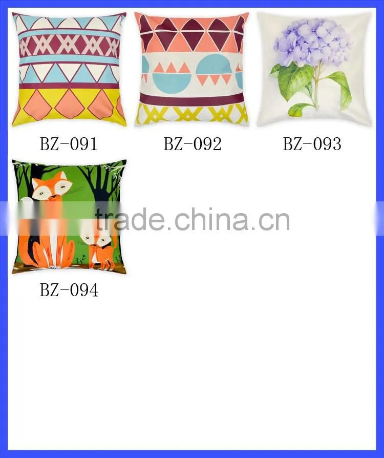 Decorative Pillowcase Cotton Linen Home Cushion Cover Throw Sofa Bed Car Pillows
