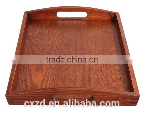 wholesale high quality wood tray