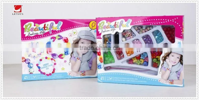wholesale educational plastic DIY beads toys set for kids