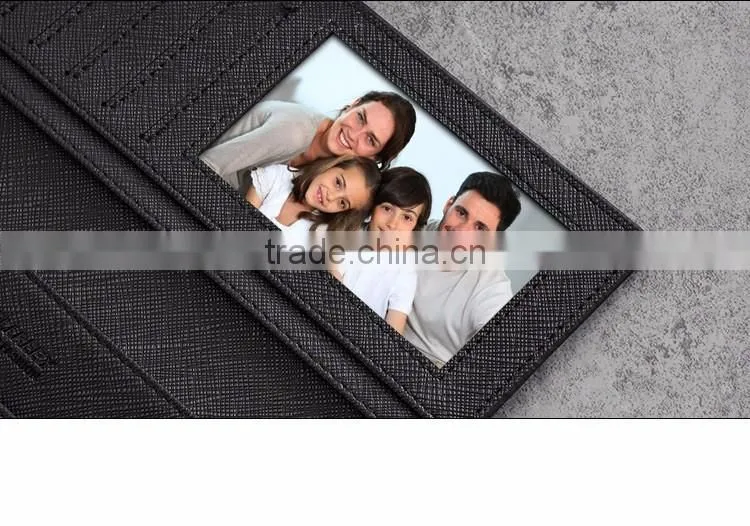 wholesale New men's long Slim Wallet Card Wallet multi cross pattern wallet purse