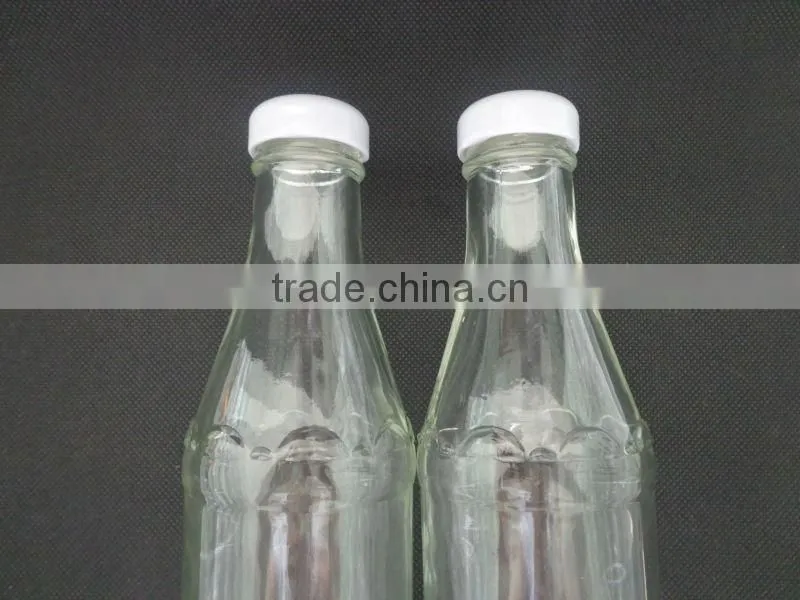 clear tomato jam glass bottle