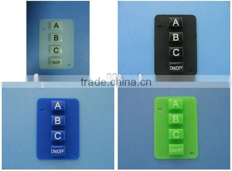 The electrinic silicone keypad membrane silicone rubber keypad