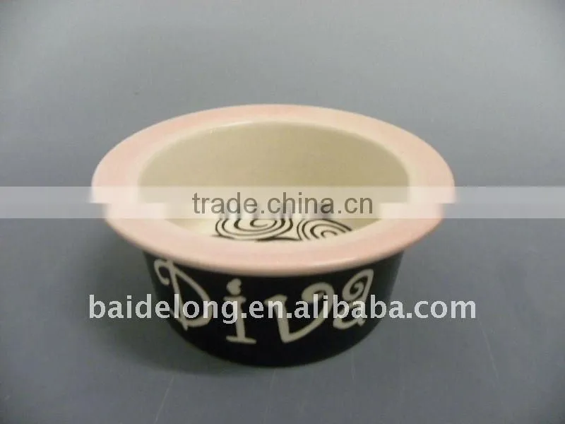 ceramic pet bowl