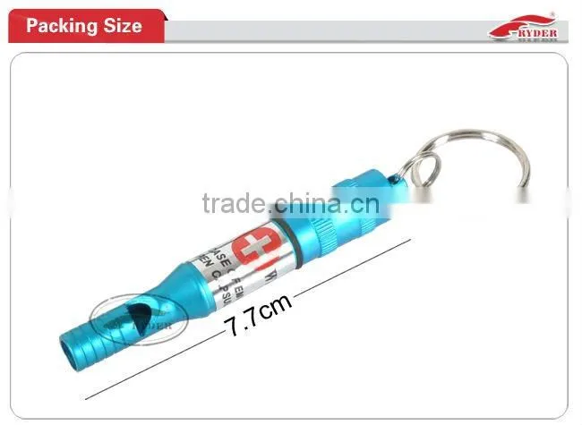 Camping Aluminum Emergency Whistle