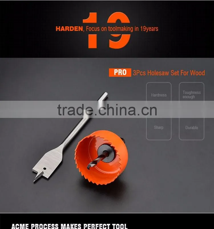 3PCS Holesaw Tools Set For Wood