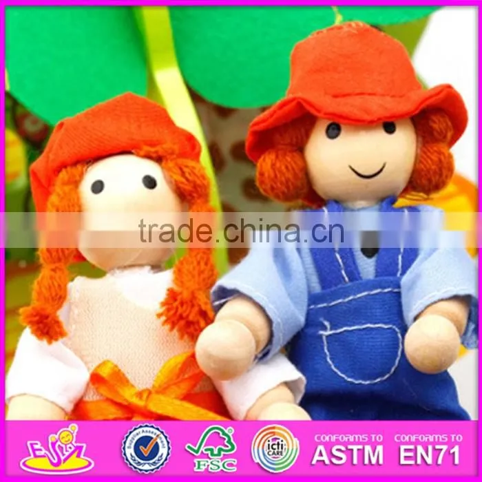 2017 New design children pretend play wooden diy kitchen toy W03B058