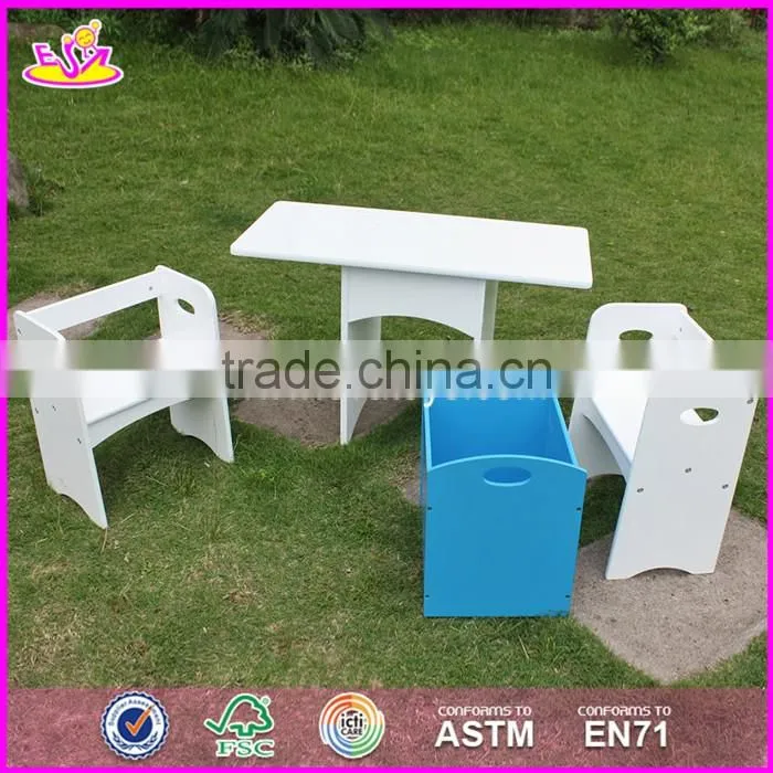 2017 New products wooden activity table for toddlers W08G208