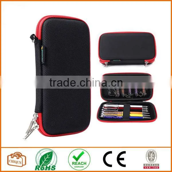 EVA Carrying Case/Bag/Pouch/Holder for Stylus Touch Pen,Ballpoint Pen-Black/Red
