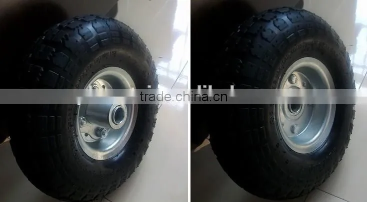 3.50-4 industrial pneumatic rubber wheels small size