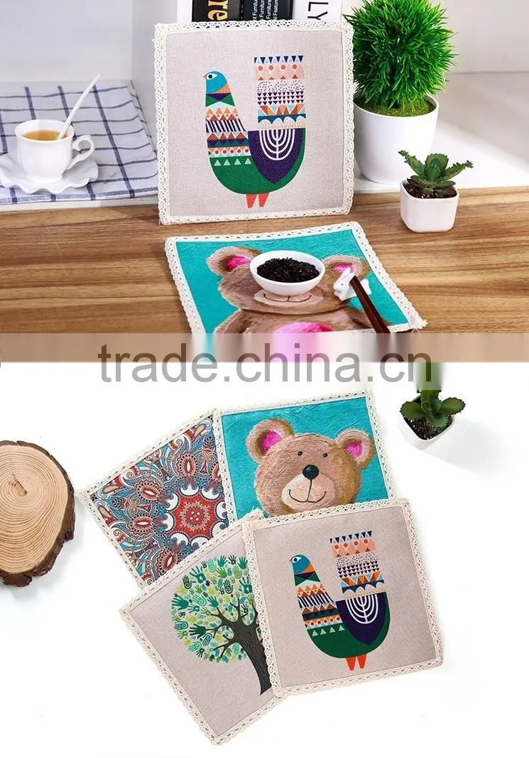 Fashionable Home Decoration Dinner Napkin Linen Cotton Folding Design Napkin Serviette