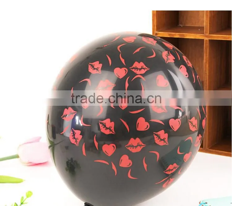 Customized 100% Natural Latex Free Balloons Birthday Wedding Decoration Party Printed Balloon