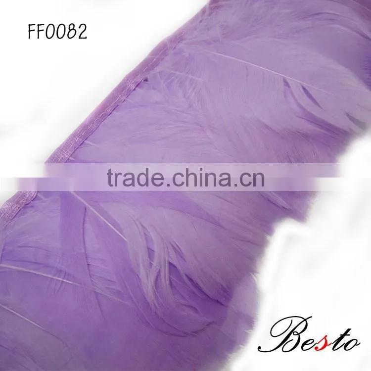 2016 hot sale top plumage fringe dyed feather for decoration earrings