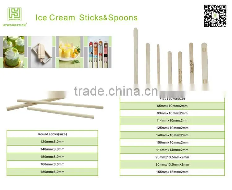 Customized Printed Birch Wood Lollipop Sticks for Candy