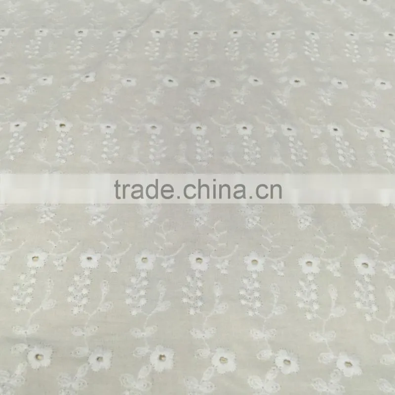 embroidery cotton fabric design