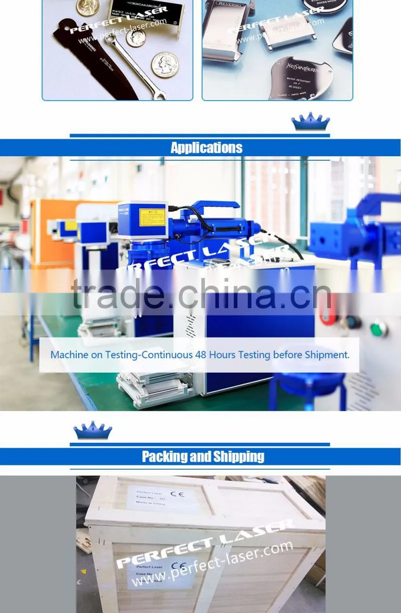 China machinery with 10W/20W/30 optional compact laser mark system